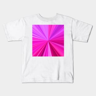 Bursts of Pink and Lavender Kids T-Shirt